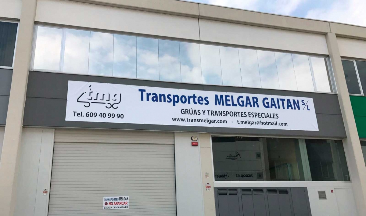 Sede de la empresa Transportes Melgar Gaitan SL